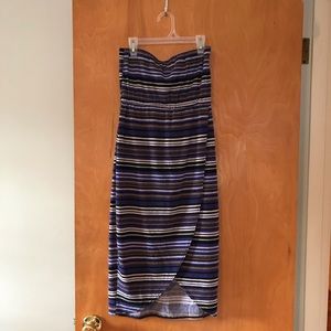 Strapless High-Low Dress
